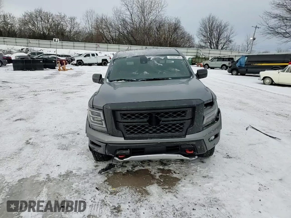 2024 Nissan Titan Pro-4X with VIN 1N6AA1ED1RN115335, listed as a Copart auction lot 42597585 with 5,381 mi miles and Salvage title. Bid and sale history available at DreamBid. Image 10.