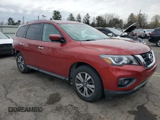 2017 Nissan Pathfinder SL with VIN 5N1DR2MM1HC609569, listed as a Copart auction lot 53081315 with 100,912 mi miles and Salvage Title. Bid and sale history available at carsss.com. Image 4.