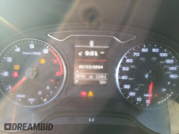 2016 Audi A3 2.0T Premium Plus with VIN WAUE8GFF0G1002481, listed as a Copart auction lot 37769374 with 98,743 mi miles. Bid and sale history available at carsss.com. Image 9.