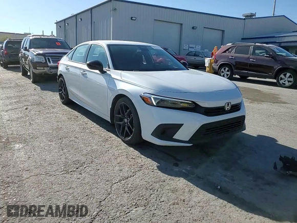 2023 Honda Civic Sedan Sport with VIN 2HGFE2F55PH520308, listed as a Copart auction lot 86325404 with 10,170 mi miles and Salvage Title. Bid and sale history available at carsss.com. Image 14.