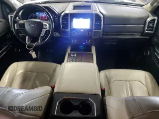 2019 Ford Expedition Max Platinum z VIN 1FMJK1MT7KEA55202, wystawiony jako Copart lot #57873385 z przebiegiem 93 136 mil mil oraz Czysty tytuł • Clean title. Historia ofert i sprzedaży dostępna na DreamBid. Obrazek 8.