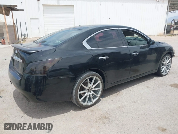 2012 Nissan Maxima S with VIN 1N4AA5AP1CC819585, listed as a IAAI auction lot 42244364 with 180,488 mi miles and . Bid and sale history available at DreamBid. Image 4.