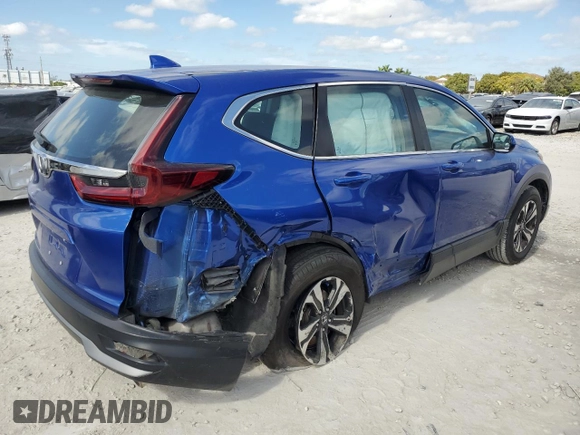 2022 Honda CR-V Special Edition with VIN 7FARW1H78NE000709, listed as a Copart auction lot 43641425 with 14,992 mi miles and Salvage Title. Bid and sale history available at carsss.com. Image 3.