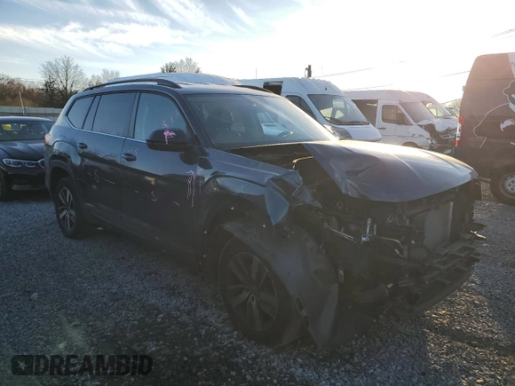 2021 Volkswagen Atlas SE z VIN 1V2LP2CA3MC505266, wystawiony jako Copart lot #81226794 z przebiegiem 88 160 mil mil oraz Szkoda całkowita • Salvage title. Historia ofert i sprzedaży dostępna na DreamBid. Obrazek 4.