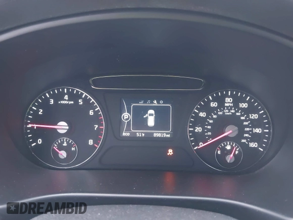 2017 Kia Sorento LX with VIN 5XYPG4A34HG298603, listed as a IAAI auction lot 40730804 with 89,819 mi miles. Bid and sale history available at carsss.com. Image 7.