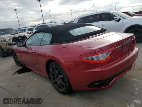 2012 Maserati GranTurismo Sport with VIN ZAM45MMA6C0064413, listed as a Copart auction lot 75126704 with Not provided miles and Salvage title. Bid and sale history available at DreamBid. Image 2.