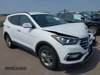 2018 Hyundai Santa Fe 2.4L with VIN 5NMZUDLB6JH077909, listed as a IAAI auction lot 42403884 with 79,460 mi miles and . Bid and sale history available at DreamBid. Image 1.