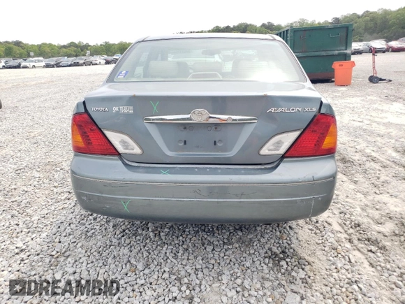 2001 Toyota Avalon XL w/Bucket Seats with VIN 4T1BF28B91U122547, listed as a Copart auction lot 53041735 with 254,722 mi miles and Salvage Title. Bid and sale history available at carsss.com. Image 6.