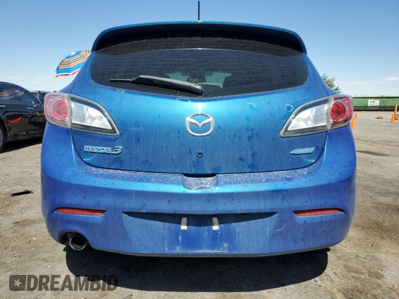 2012 Mazda 3 i Grand Touring with VIN JM1BL1M89C1610516, listed as a Copart auction lot 61794555 with 159,328 mi miles and Salvage title. Bid and sale history available at DreamBid. Image 6.