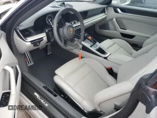 2021 Porsche 911 Turbo S with VIN WP0CD2A94MS263709, listed as a Copart auction lot 73958004 with 0 mi miles and Salvage Title. Bid and sale history available at carsss.com. Image 8.