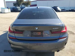 2022 BMW 3 Series 330i with VIN 3MW5R1J01N8C26963, listed as a Copart auction lot 45590415 with 37,441 mi miles and Salvage Title. Bid and sale history available at carsss.com. Image 6.