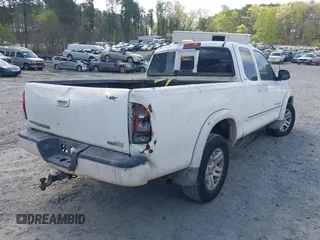 2004 Toyota Tundra Limited with VIN 5TBRT38174S446817, listed as a IAAI auction lot 41954314 with 422,703 mi miles and . Bid and sale history available at DreamBid. Image 4.