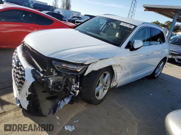 2024 Audi Q5 S line Premium with VIN WA1G2AFY0R2101708, listed as a Copart auction lot 44791195 with 7,088 mi miles and Salvage title. Bid and sale history available at DreamBid. Image 1.