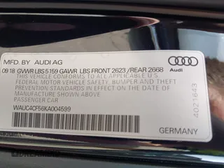 2019 Audi S5 Sportback Prestige z VIN WAUC4CF56KA004599, wystawiony jako IAAI lot #41924404 z przebiegiem 86 067 mil mil oraz . Historia ofert i sprzedaży dostępna na DreamBid. Obrazek 9.