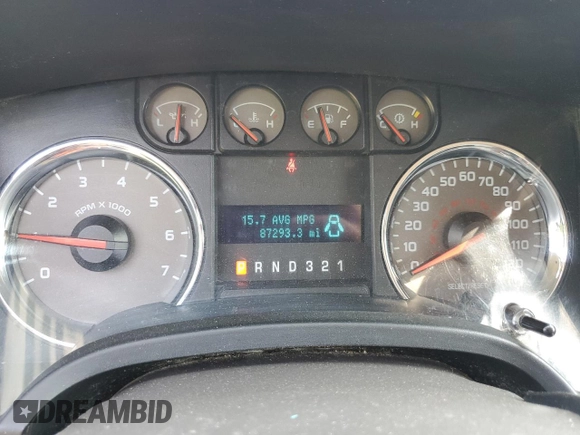 2010 Ford F-150 XL with VIN 1FTEX1E80AFD82972, listed as a Copart auction lot 63809995 with 87,293 mi miles and Clean title. Bid and sale history available at DreamBid. Image 9.