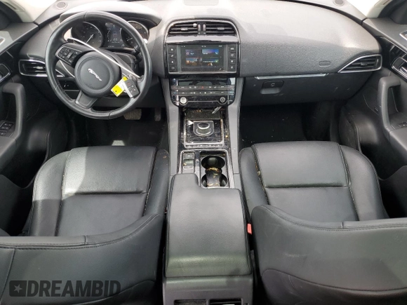2018 Jaguar F-Pace 30t Premium with VIN SADCJ2GX2JA235993, listed as a Copart auction lot 55149465 with 107,291 mi miles and Salvage title. Bid and sale history available at DreamBid. Image 8.
