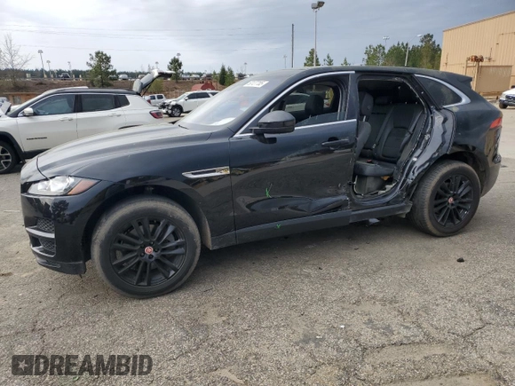 2020 Jaguar F-Pace 30t Prestige with VIN SADCK2GXXLA636451, listed as a Copart auction lot 50127785 with 75,990 mi miles and Salvage Title. Bid and sale history available at DreamBid. Image 1.