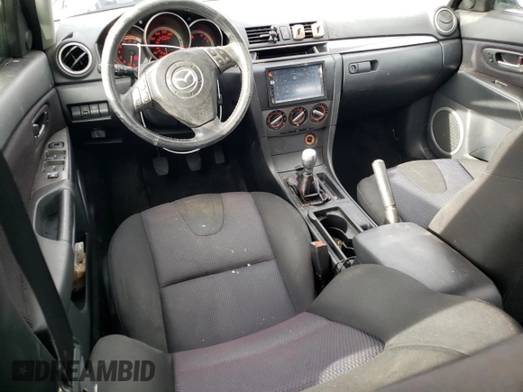 2008 Mazda 3 S Touring with VIN JM1BK343X81810444, listed as a Copart auction lot 50779035 with 129,463 mi miles and Salvage Title. Bid and sale history available at DreamBid. Image 8.