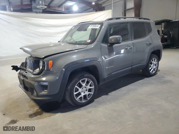 2021 Jeep Renegade 80th Anniversary with VIN ZACNJDBB7MPM57281, listed as a Copart auction lot 81389834 with 60,693 mi miles and Non Repairable. Bid and sale history available at carsss.com. Image 1.