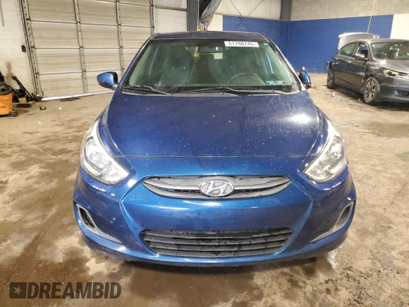 2017 Hyundai Accent SE with VIN KMHCT5AE9HU339528, listed as a Copart auction lot 51788745 with 79,291 mi miles and Salvage Title. Bid and sale history available at DreamBid. Image 5.
