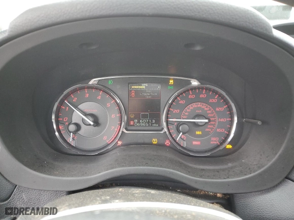 2017 Subaru WRX Premium with VIN JF1VA1E67H9803505, listed as a Copart auction lot 79090854 with 69,651 mi miles and Salvage Title. Bid and sale history available at carsss.com. Image 9.