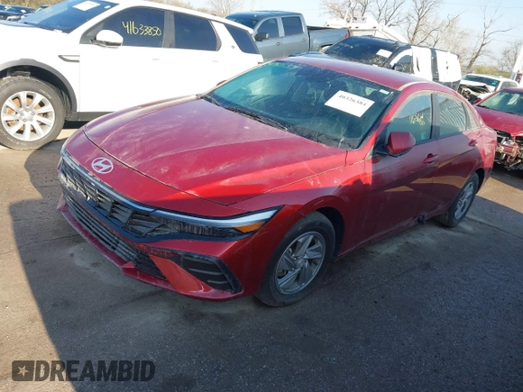 2024 Hyundai Elantra SE with VIN KMHLL4DG1RU744288, listed as a IAAI auction lot 40326384 with 11,656 mi miles and . Bid and sale history available at DreamBid. Image 17.