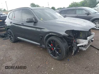 2021 BMW X3 M with VIN 5YMTS0C05M9F22797, listed as a IAAI auction lot 42665624 with 44,878 mi miles and . Bid and sale history available at DreamBid. Image 1.