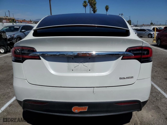 2019 Tesla Model X P100D with VIN 5YJXCBE49KF188700, listed as a Copart auction lot 53234724 with NaN miles and Salvage Title. Bid and sale history available at carsss.com. Image 6.
