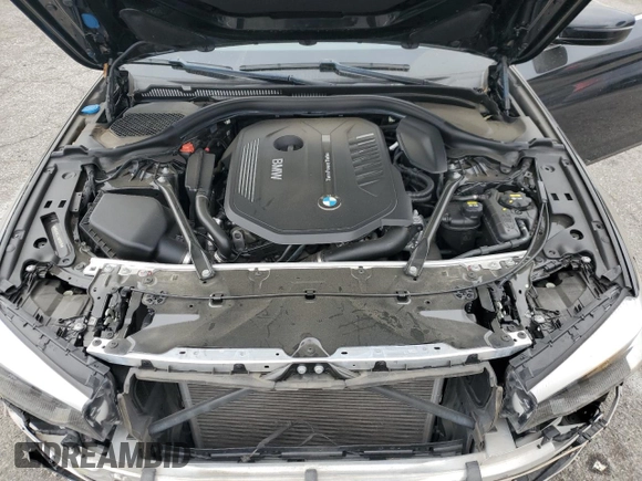 2017 BMW 5 Series 540i with VIN WBAJE5C33HG915675, listed as a Copart auction lot 55857135 with 57,330 mi miles and Salvage title. Bid and sale history available at DreamBid. Image 11.
