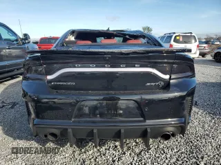 2023 Dodge Charger SRT Hellcat Redeye Widebody with VIN 2C3CDXL98PH553381, listed as a Copart auction lot 42370665 with 18,956 mi miles and Salvage Title. Bid and sale history available at carsss.com. Image 6.