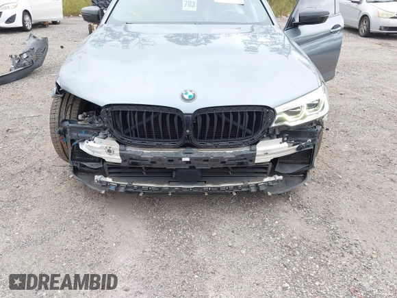 2019 BMW 5 Series M550i xDrive with VIN WBAJB9C57KB289439, listed as a IAAI auction lot 40634389 with 85,992 mi miles and . Bid and sale history available at DreamBid. Image 6.