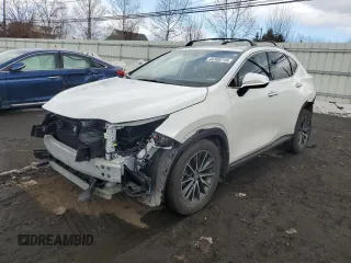 2023 Lexus NX with VIN JTJAKCEZXP5006616, listed as a Copart auction lot 44366715 with 16,147 mi miles and Salvage Title. Bid and sale history available at carsss.com. Image 1.