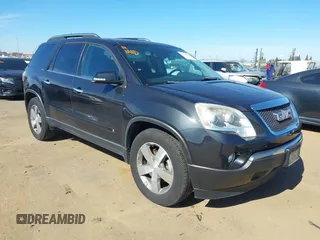 2009 GMC Acadia SLT2 z VIN 1GKER33D09J185836, wystawiony jako IAAI lot #41707221 z przebiegiem 145 794 mil mil oraz . Historia ofert i sprzedaży dostępna na DreamBid. Obrazek 1.