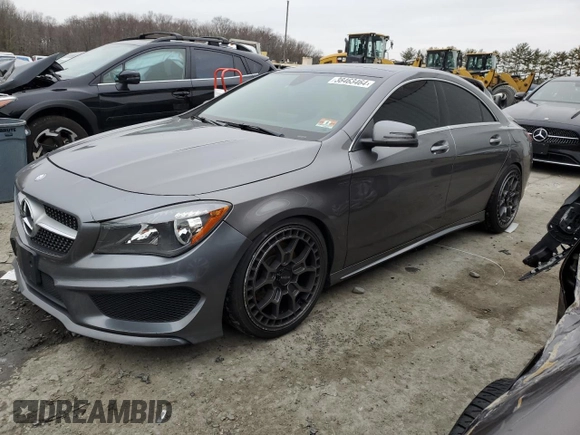 2016 Mercedes-Benz CLA 250 with VIN WDDSJ4GB9GN349133, listed as a Copart auction lot 38463464 with 85,074 mi miles and . Bid and sale history available at DreamBid. Image 1.