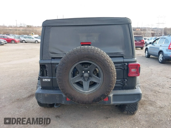 2020 Jeep Wrangler Unlimited Sport S with VIN 1C4HJXDG5LW189584, listed as a IAAI auction lot 41738928 with 75,948 mi miles and . Bid and sale history available at DreamBid. Image 17.