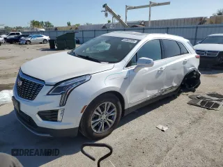 2021 Cadillac XT5 AWD Premium Luxury with VIN 1GYKNDRS2MZ220256, listed as a Copart auction lot 55807385 with 11,078 mi miles and Salvage title. Bid and sale history available at DreamBid. Image 1.