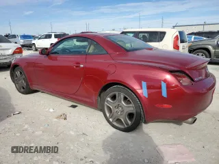 2008 Lexus SC 430 with VIN JTHFN45Y689017747, listed as a Copart auction lot 41584735 with 155,922 mi miles and Salvage title. Bid and sale history available at DreamBid. Image 2.