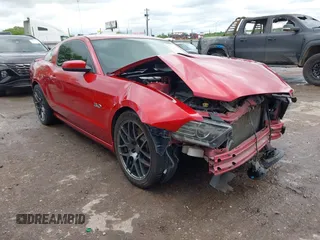 2013 Ford Mustang GT with VIN 1ZVBP8CF5D5209257, listed as a IAAI auction lot 42141198 with 124,462 mi miles and . Bid and sale history available at DreamBid. Image 1.