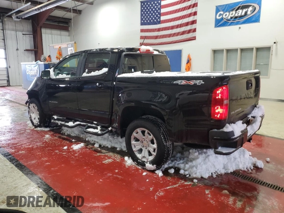 2022 Chevrolet Colorado 4WD LT with VIN 1GCGTCEN3N1136961, listed as a Copart auction lot 89175325 with 60,438 mi miles and Salvage Title. Bid and sale history available at carsss.com. Image 2.