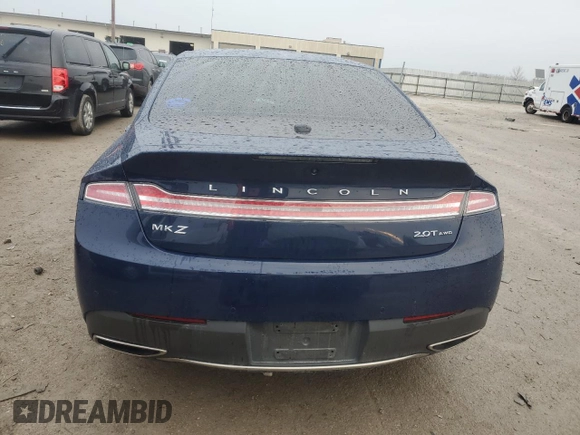 2018 Lincoln MKZ Reserve with VIN 3LN6L5F92JR605168, listed as a Copart auction lot 85297724 with 542,685 mi miles and Salvage Title. Bid and sale history available at DreamBid. Image 6.