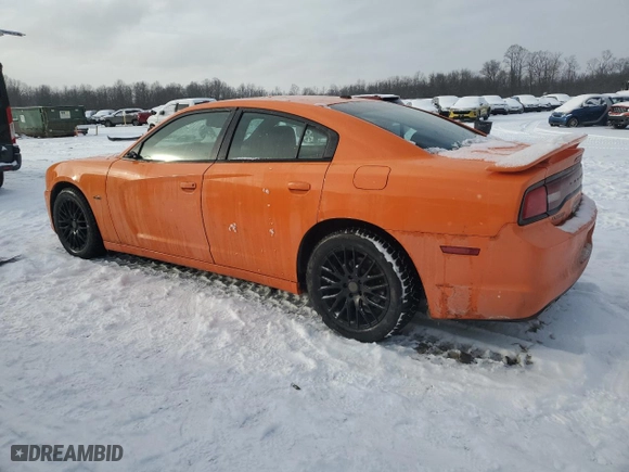 2014 Dodge Charger RT 100th Anniversary with VIN 2C3CDXCT4EH163838, listed as a Copart auction lot 87383134 with 197,003 mi miles and Salvage Title. Bid and sale history available at carsss.com. Image 2.
