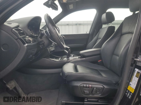 2017 BMW X3 xDrive35i with VIN 5UXWX7C58H0S18350, listed as a Copart auction lot 45501575 with 86,262 mi miles and Salvage Title. Bid and sale history available at DreamBid. Image 7.