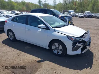 2017 Hyundai Ioniq Blue z VIN KMHC65LC2HU052356, wystawiony jako IAAI lot #42128416 z przebiegiem 57 874 mil mil oraz . Historia ofert i sprzedaży dostępna na DreamBid. Obrazek 1.