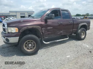 2005 Dodge 2500 SLT with VIN 3D7KS28C25G750392, listed as a Copart auction lot 63297465 with 277,196 mi miles and Salvage title. Bid and sale history available at DreamBid. Image 1.