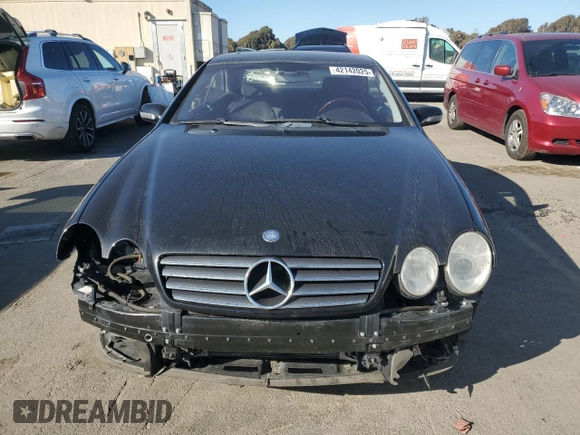 2002 Mercedes-Benz CL 500/600 z VIN WDBPJ75JX2A030740, wystawiony jako Copart lot #42142025 z przebiegiem 82 576 mil mil oraz Szkoda całkowita • Salvage title. Historia ofert i sprzedaży dostępna na DreamBid. Obrazek 5.