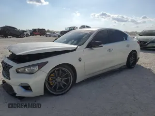 2019 Infiniti Q50 3.0t LUXE with VIN JN1EV7AP0KM518880, listed as a Copart auction lot 42432065 with 63,835 mi miles and Non Repairable. Bid and sale history available at carsss.com. Image 1.