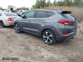 2016 Hyundai Tucson Limited with VIN KM8J3CA27GU088248, listed as a IAAI auction lot 42033882 with 102,112 mi miles. Bid and sale history available at carsss.com. Image 3.