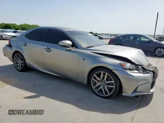 2016 Lexus IS 350 with VIN JTHCE1D24G5010185, listed as a Copart auction lot 57132225 with 112,452 mi miles and Salvage title. Bid and sale history available at DreamBid. Image 4.