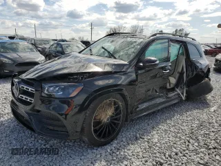 2022 Mercedes-Benz GLS 450 with VIN 4JGFF5KE9NA692495, listed as a Copart auction lot 81029284 with Not Provided miles and Salvage Title. Bid and sale history available at DreamBid. Image 1.