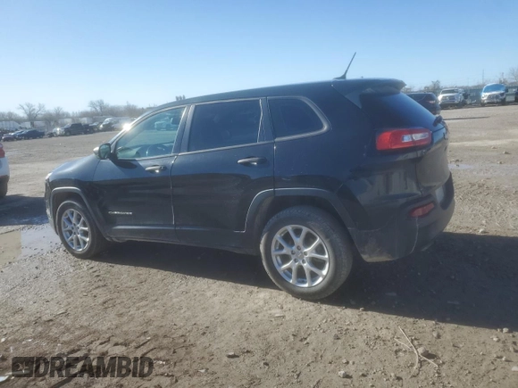 2014 Jeep Cherokee Sport with VIN 1C4PJLAB7EW279562, listed as a Copart auction lot 85054634 with 134,516 mi miles and Salvage Title. Bid and sale history available at DreamBid. Image 2.